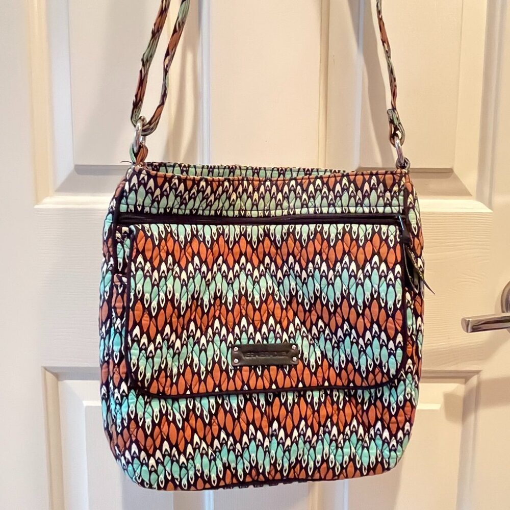 Vera Bradley Sierra Stream Quilted large crossbody bag